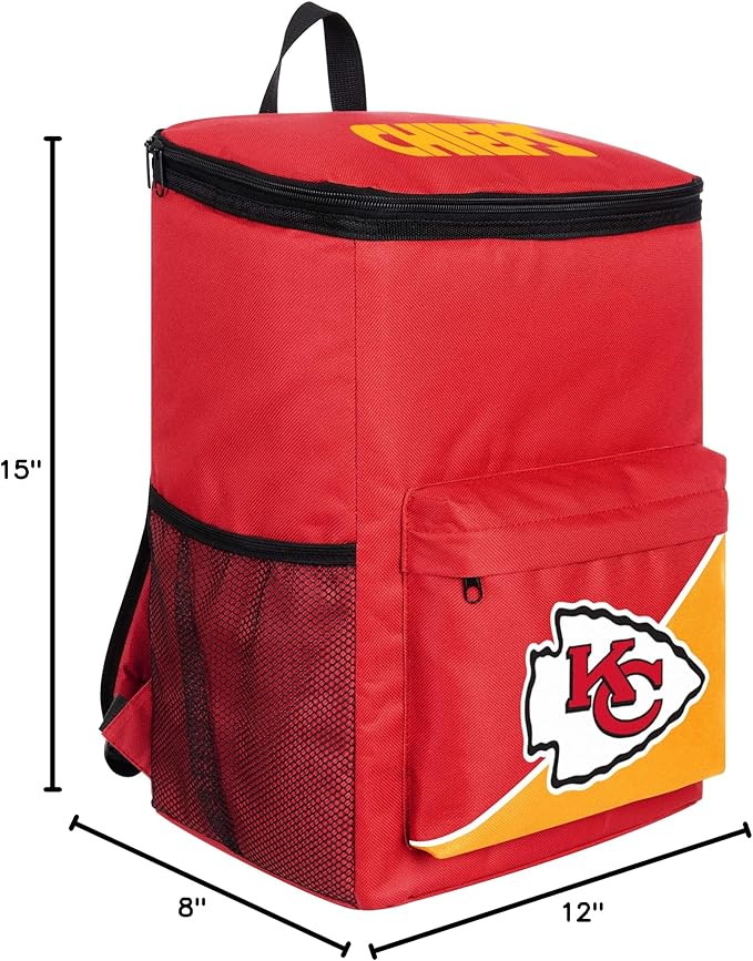 FOCO Kansas City Chiefs NFL Cooler Backpack