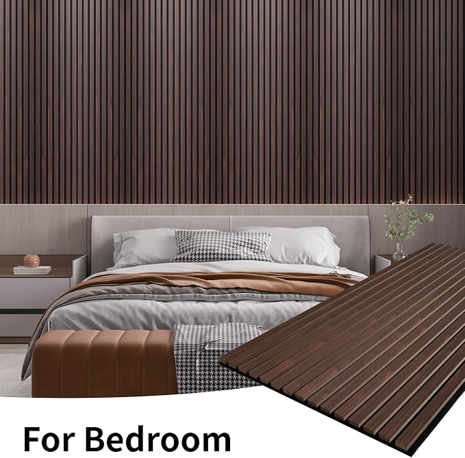 Wood Slat Wall Panel, 3D Soundproof Wall Panels, Large Acoustic Panels