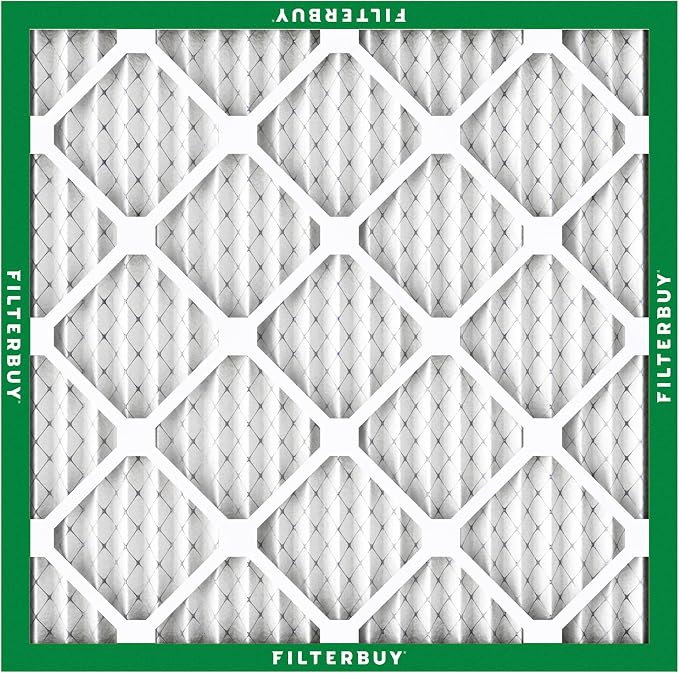 Filterbuy 19x19x1 Air Filter MERV 8 Essential Dust & Allergy Defense,