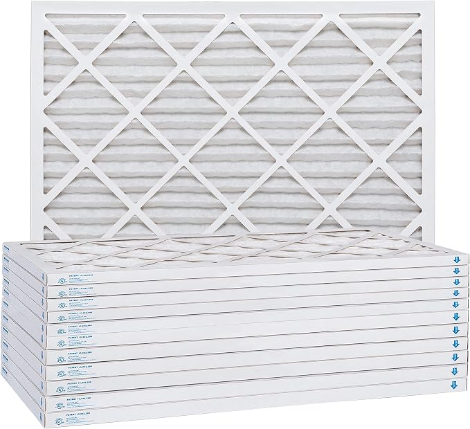 Aerostar 20x22.25x1 MERV 11 Air Filter, Pleated AC Furnace HVAC Filters