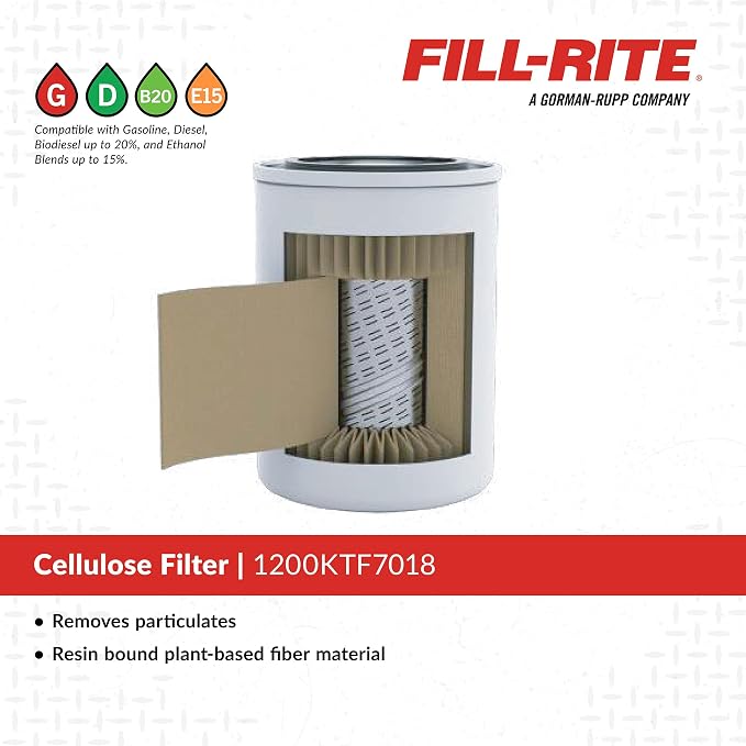 Fill-Rite 1200KTF7018 18 GPM 10 Micron Particulate Filter Kit