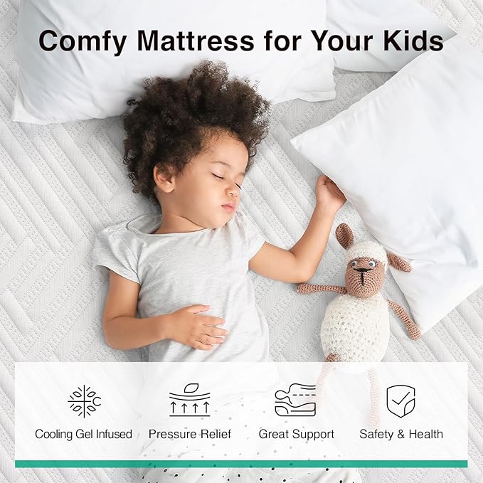 Novilla 8-Inch Gel Memory Foam Queen Size Mattress for Pressure Relief, Enhanced Support & Plush Comfort, Queen Bed in a Box, Bliss