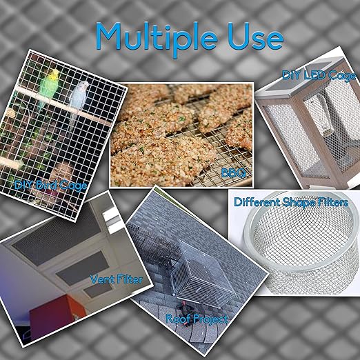 Upgraded 2PACK SS Wire Mesh, 4 Mesh Completely Welded, 12 X 24 in, Stainless 304