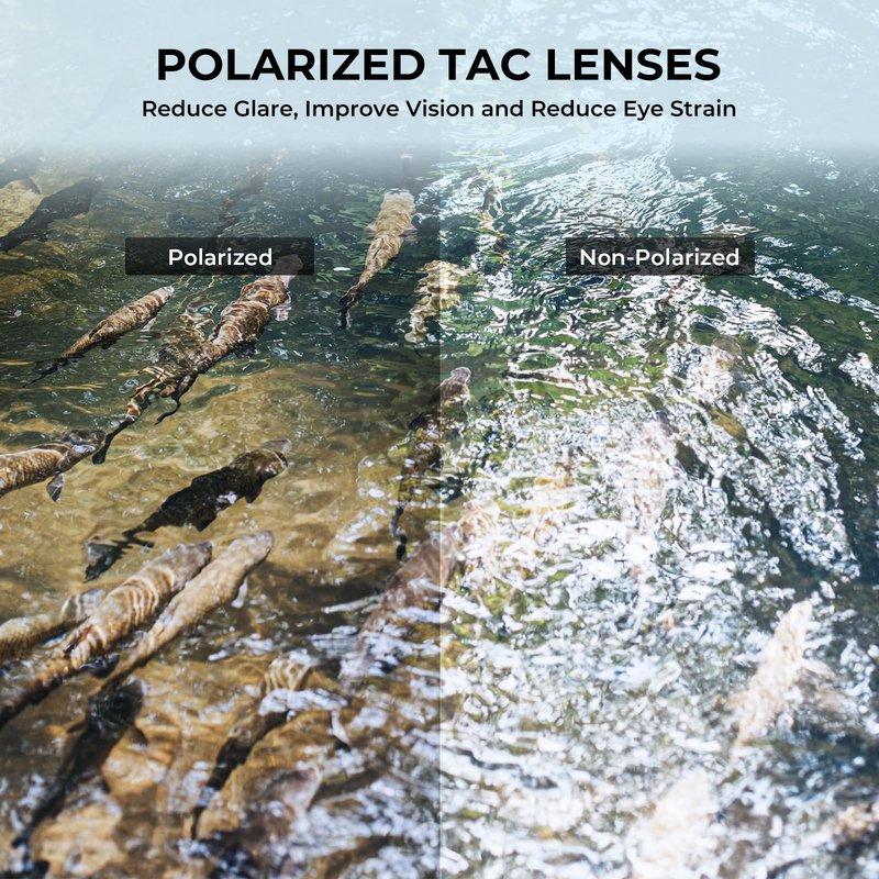 KastKing Merced Floating Polarized Sports Sunglasses, With PuriVex Protective Lens Coating, Lightweight TPX Frame, Men Women