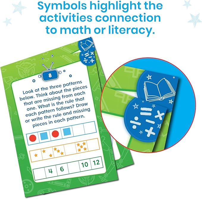 hand2mind Coding & Robotics Beginner Task Cards, Coding for Kids 5-7, STEM Projects, Computer Programming for Kids, Technology Toys, Kindergarten Learning Activities, Science Classroom Supplies