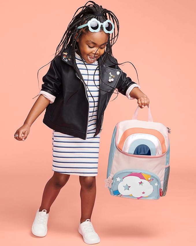 Skip Hop Sparks Kid's Backpack, Kindergarten Ages 3-4, Rainbow
