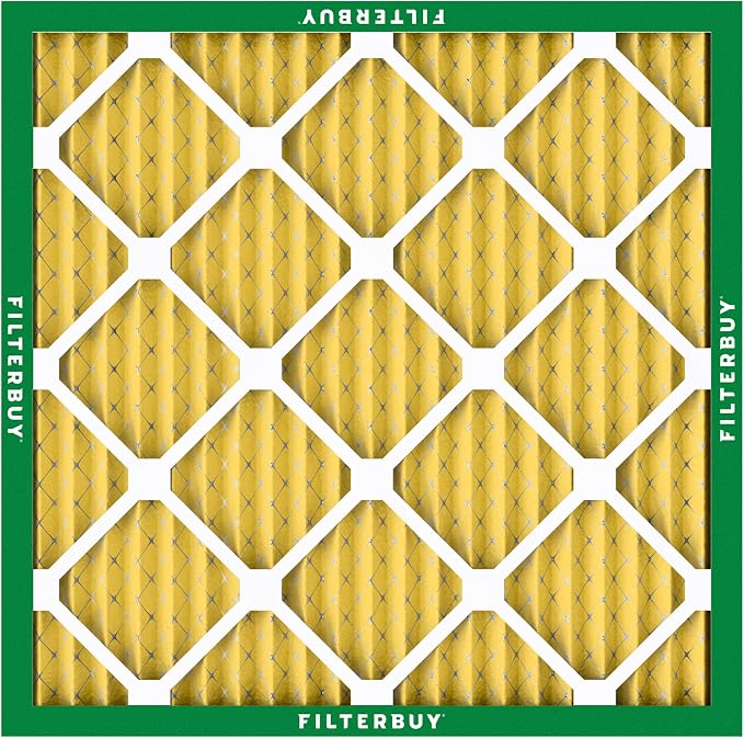 Filterbuy 23.5x23.5x1 Air Filter MERV 11 Superior Pet & Allergy Defense