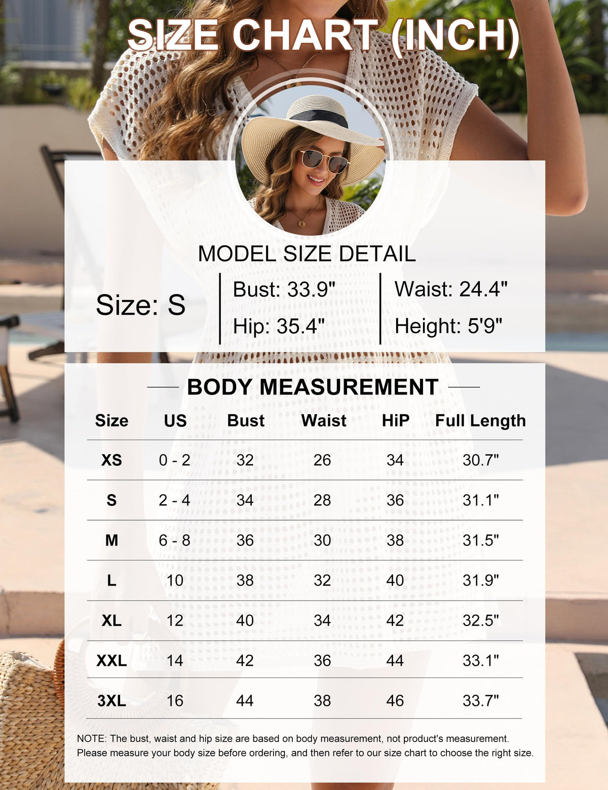 BMJL Women's Bathing Suit Cover Ups Swimwear Swimsuit Cover Up Crochet Coverups Cap Sleeve Beach Dress (Small, Apricot)