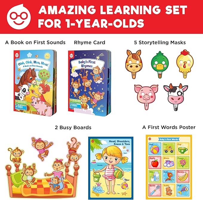 Doctor Jupiter Now I AM 1 | Educational Learning Toy for 1 Year Olds | Birthday Gift Ideas for Boys & Girls Ages 1+ | Preschool Learning Activities