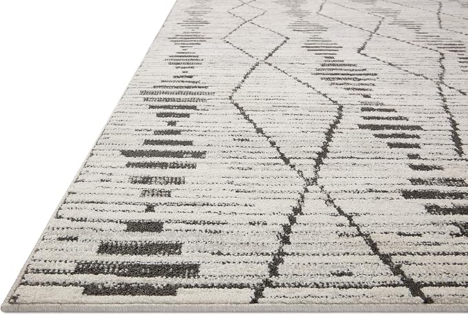 Loloi Kamala Collection KAM-02 Charcoal/Dove 11'-2" x 15'-7" Area Rug