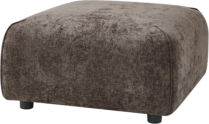 Christopher Knight Home Milio Modern Accent Chair with Ottoman Foot Rest, Wooden Frame Club Chair and Ottoman, Comfy Living Room Lounge Chair with Coffee Table, Single Sofa and Footstools, Brown