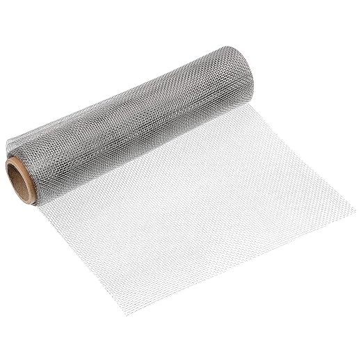 uxcell 12 Mesh 79" x 10" Woven Wire Mesh, 316 Stainless Steel Air Vent Filter