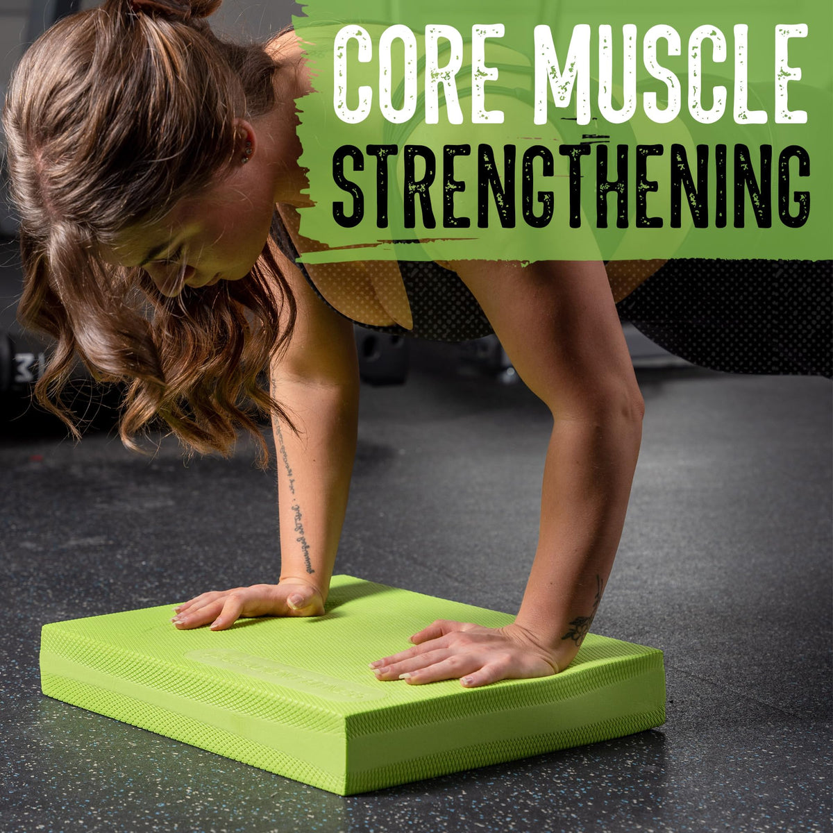 Gradient Fitness Balance Pad Foam Board (Large, Green)