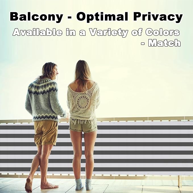 Privacy Screen 8.2' x 23' UV Protection 96% Privacy Screen