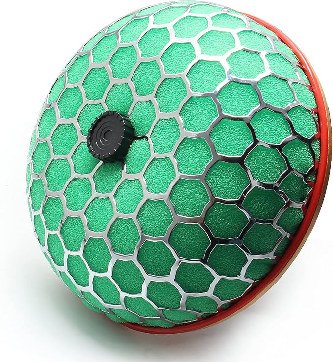 3.15" High Flow Air Intake Mushroom Filter Washable Sponge Honeycomb Mesh Air