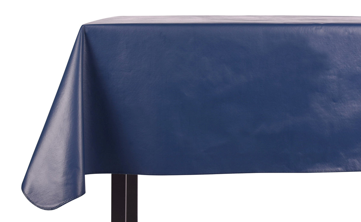 Yourtablecloth Heavy Duty Vinyl Rectangle or Square Tablecloth – 6 Gauge Heavy Duty Tablecloth – Flannel Backed – Wipeable Tablecloth with Vivid Colors & Many Sizes 52 x 120 Ruby Red