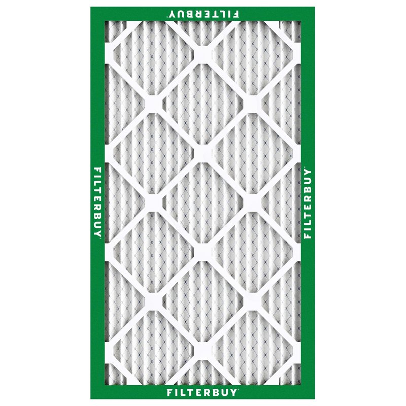 Filterbuy 16x30x1 Air Filter MERV 8 Essential Dust & Allergy Defense (6-Pack), Electrostatic Pleated HVAC AC Furnace Filters Replacement, Made in USA (Actual Size: 15.75 x 29.75 x 0.75)