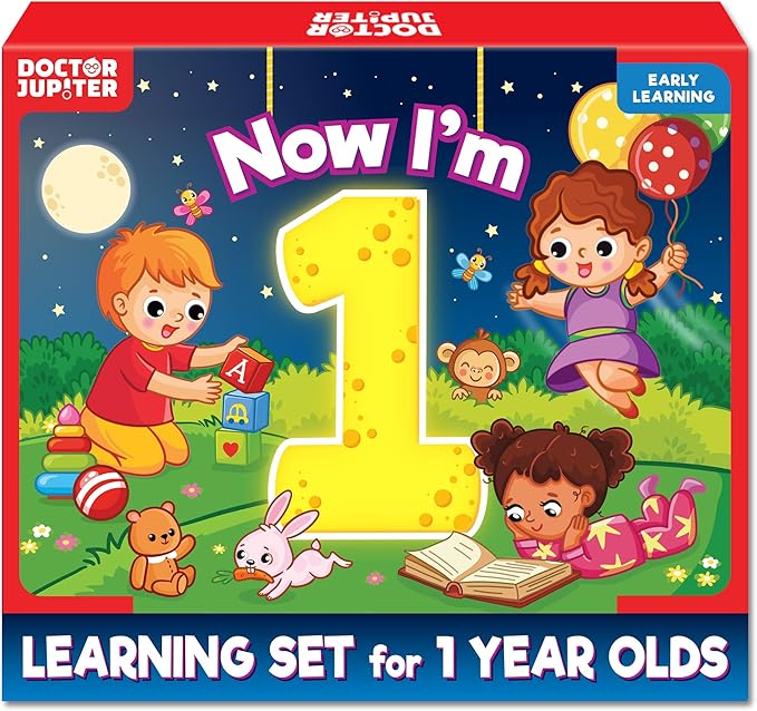Doctor Jupiter Now I AM 1 | Educational Learning Toy for 1 Year Olds | Birthday Gift Ideas for Boys & Girls Ages 1+ | Preschool Learning Activities