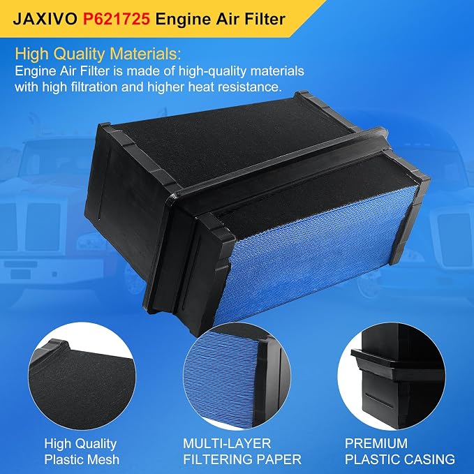 P621725 Engine Air Filter for 15-20 T680 T880, 15-20 Peterbilt 567 579