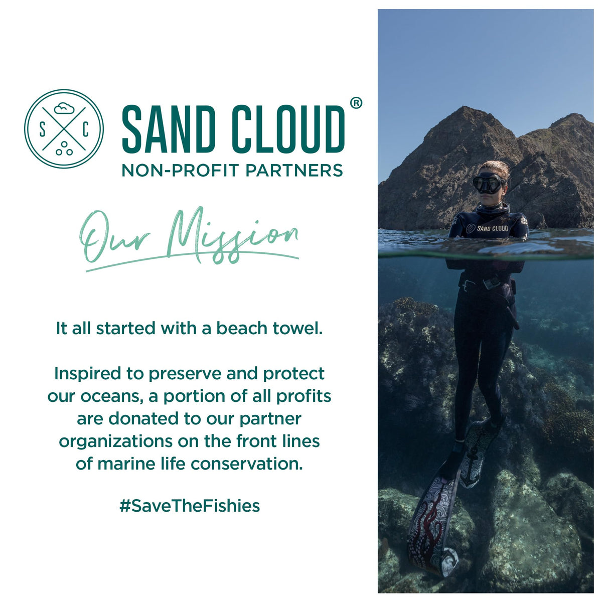 Sand Cloud Turkish Beach Towel - Sand Resistant & Quick Dry