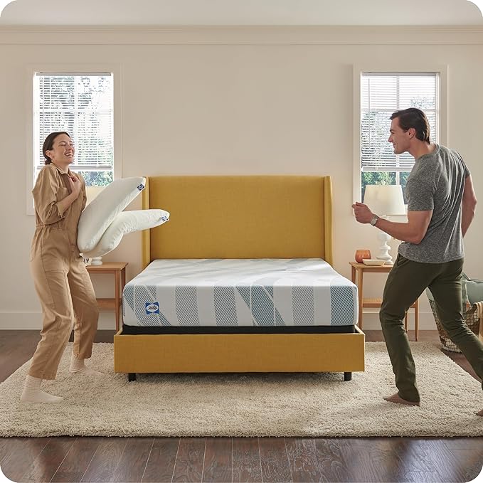 Sealy Dreamlife 10” Hybrid Mattress-in-a-Box, King, SealyComfort Gel Memory Foam, SealyResponsive Encased Coils, Surface-Guard Technology