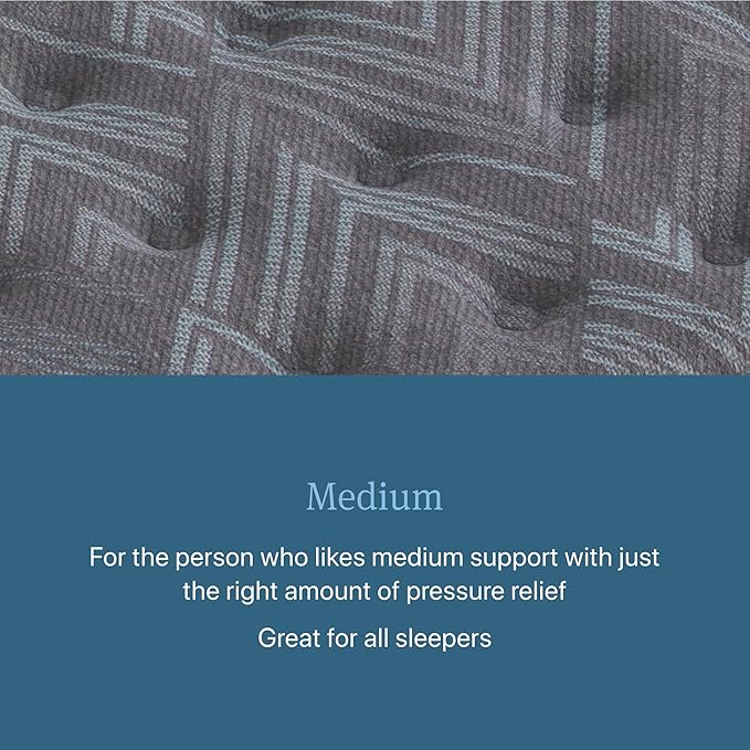 Beautyrest Prime Dream Medium 12.5" Mattress - Queen - Durable Pocketed Coil, Support, Pressure Relief, Cooling, Motion Separation; 100 Night Sleep Trial and 10 Year Warranty