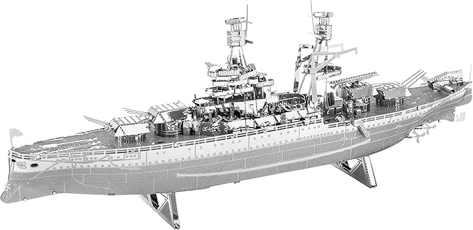 Metal Earth Military USS Arizona Ship 3D Metal Model Kit Fascinations