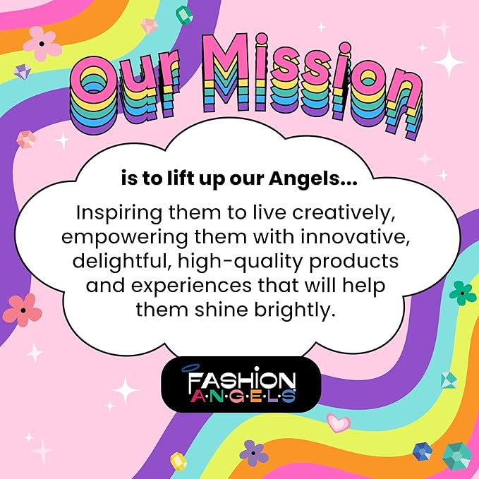Fashion Angels Sticker It Fashion Sticker by Number Posters, Includes 500+ Trendy Stickers & 12 Posters, Fashion Themed Craft Kit for Tweens & Teens