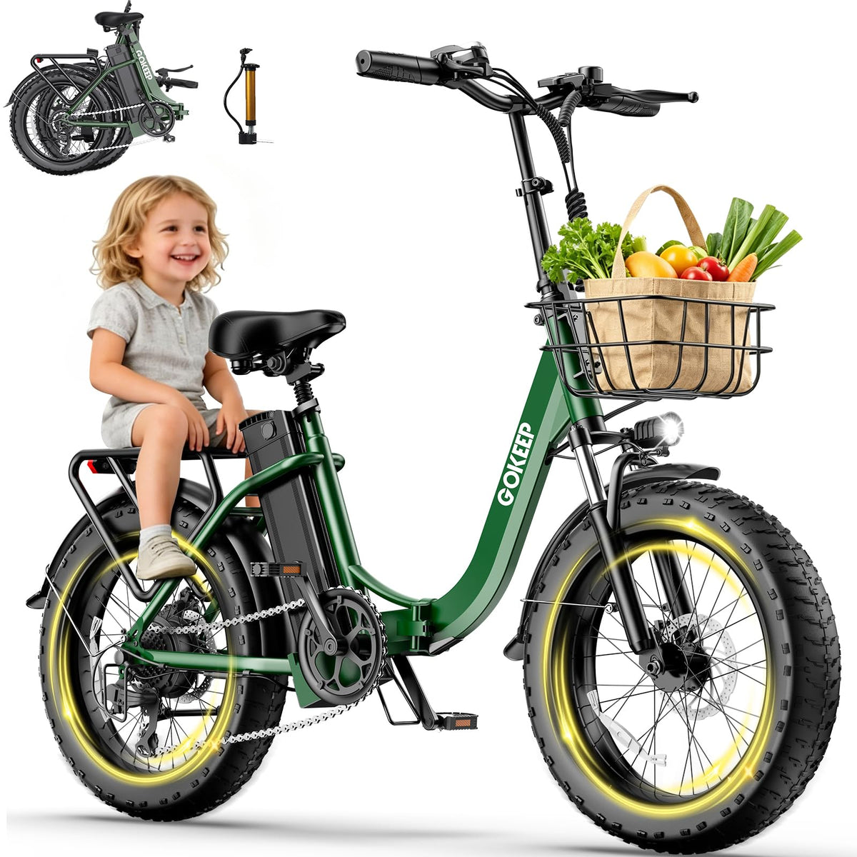 1800W Electric Bike for Adults, 52V/18.2AH Removable Battery Electric Bike, 86 Miles Long Range Foldable Fat Tire Electric Bicycle, 7-Speed Electric Commuter Bicycles,UL2849 Certified, Max 330LBS
