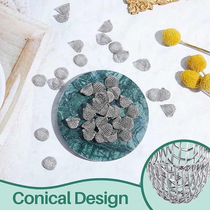 Funrous Stainless Steel Screens 3/4 Inch Conical Design Bowl Screen Filters