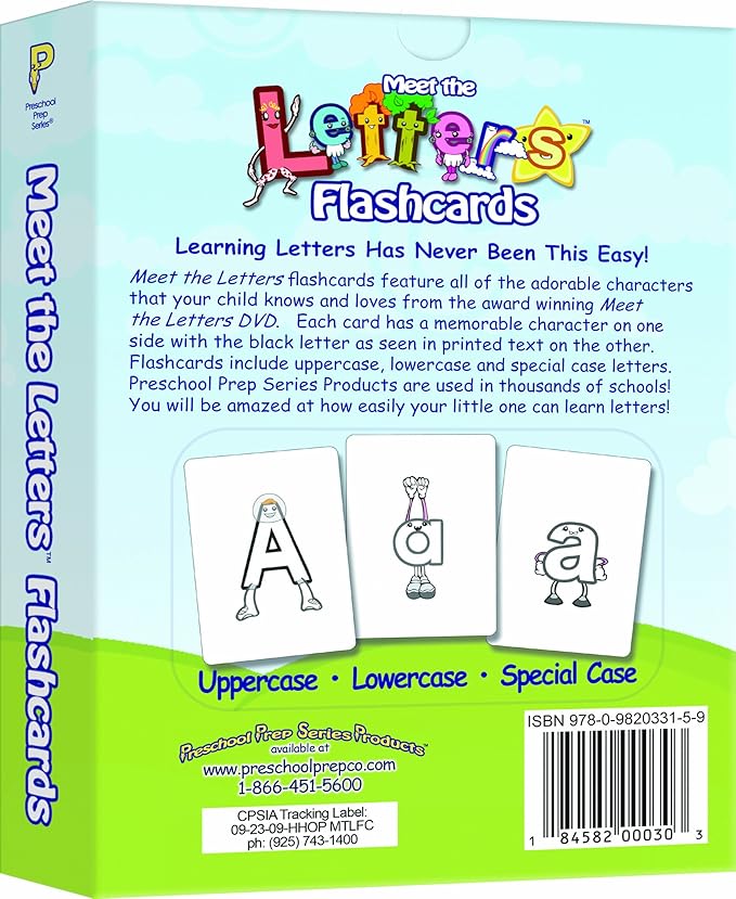 Meet The Letters - Flashcards