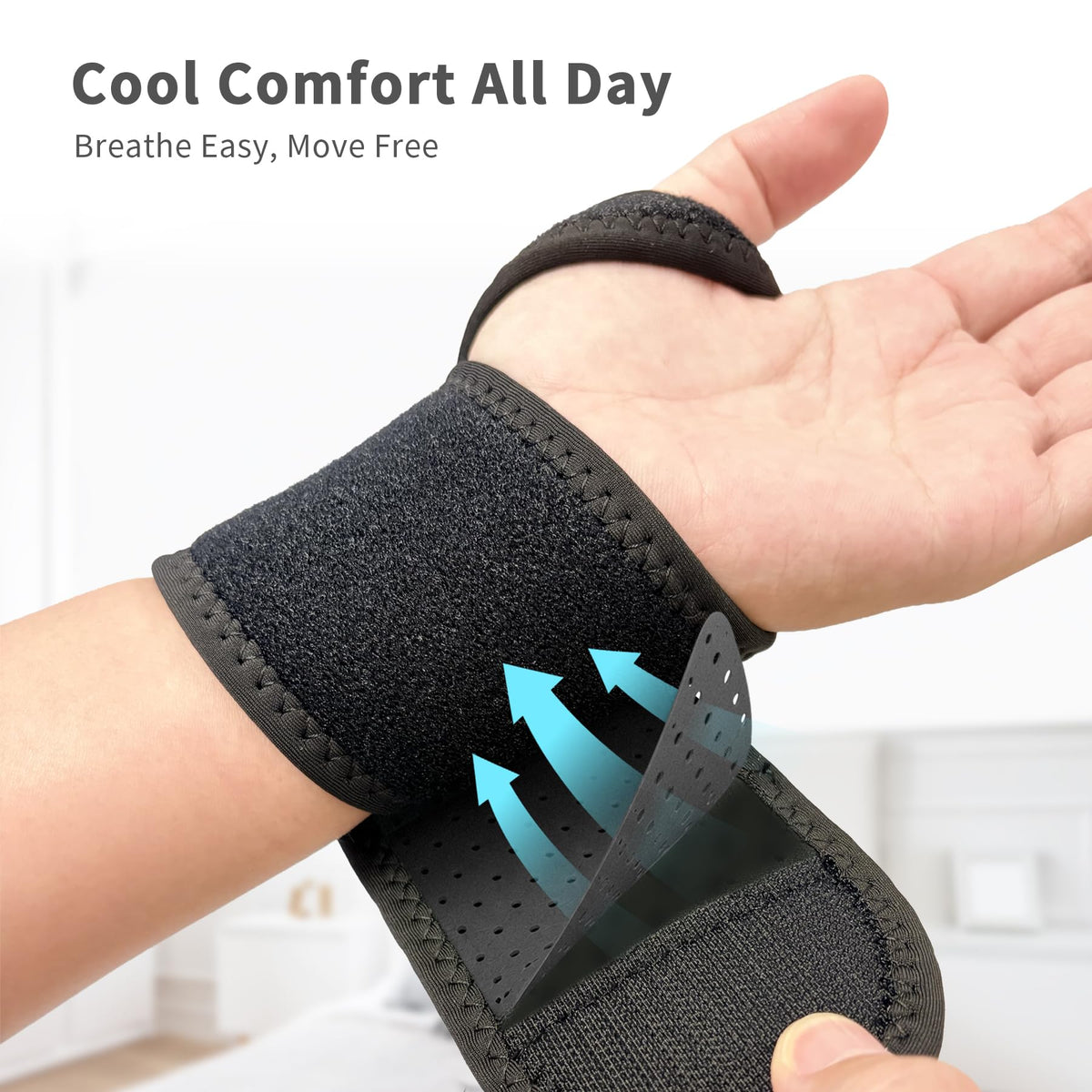 Bracoo Carpal Tunnel Wrist Brace with Compression Wrap