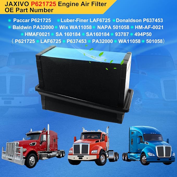 P621725 Engine Air Filter for 15-20 T680 T880, 15-20 Peterbilt 567 579