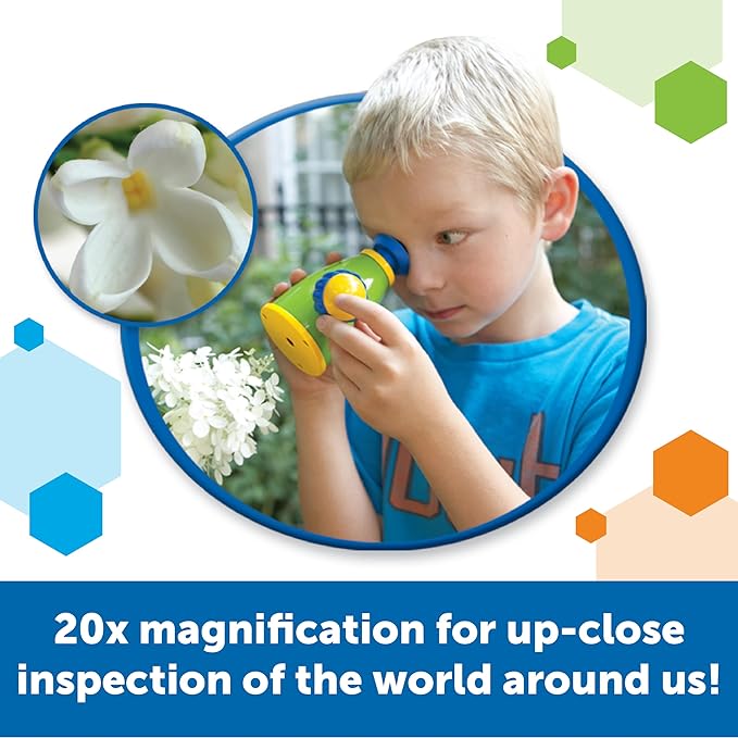 Learning Resources Primary Science Viewscope - 3 Pieces, Ages 3+ Microscope for Kids, Beginner Microscope