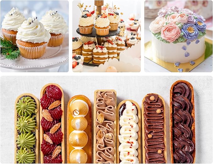 Kootek 54 Piping Bags and Tips Set Frosting Piping Kit for Beginners & Pros