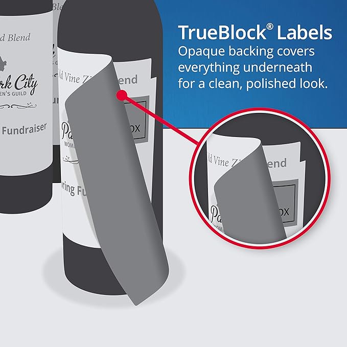 Avery Printable Shipping Labels, 4" x 6", White, 20 Blank Address Labels (05292) (Pack of 2)