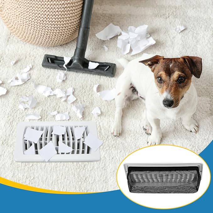 Zonon 12 Pcs 6 x 12 Inch Floor Register Cover Trap Vent Screen