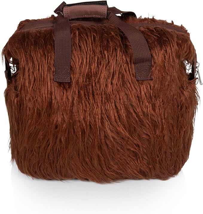 PICNIC TIME Star Wars Chewbacca On The Go Lunch Bag Cooler, Soft Cooler Lunch Box, Insulated Lunch Tote, Leak-Resistant Work Lunchbox, Reusable Thermal Cooler Bag, (Brown)