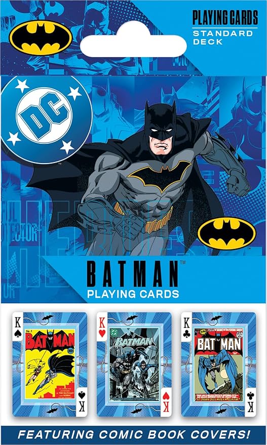 Masterpieces Batman Playing Cards - 54 Card Deck, Officially Licensed - Ages 4+