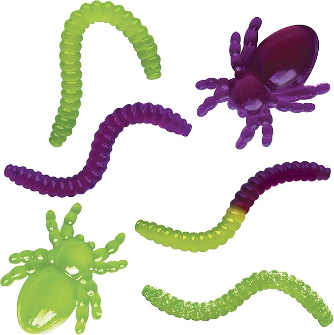 Gross Gummy Candy Lab - Worms & Spiders! Sweet Science STEM Experiment Kit, Make Your Own Plant-Based Gummy Candies in Cool Shapes & Colors | Learn Chemistry | Looks Gross, Tastes Great