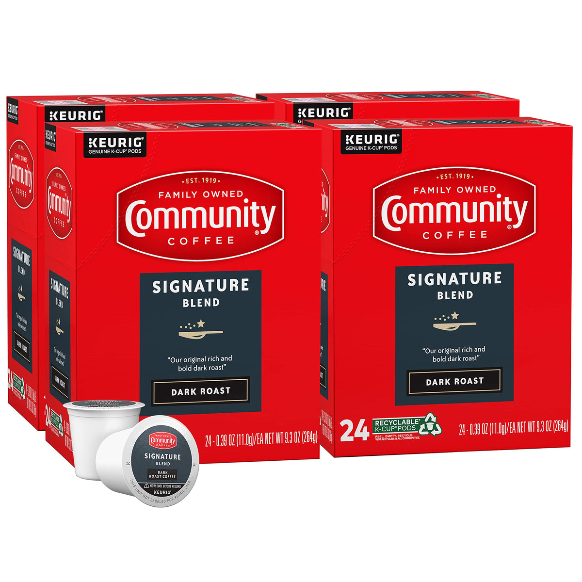 Community Coffee Grandma's Sugar Cookie Keurig K-Cup Pods, Limited Edition Holiday Flavor, Natural Ingredients, 10 Count (Pack of 6)
