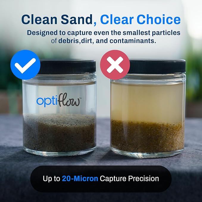 4-Pack Pool Filter Sand, Premium Filtration
