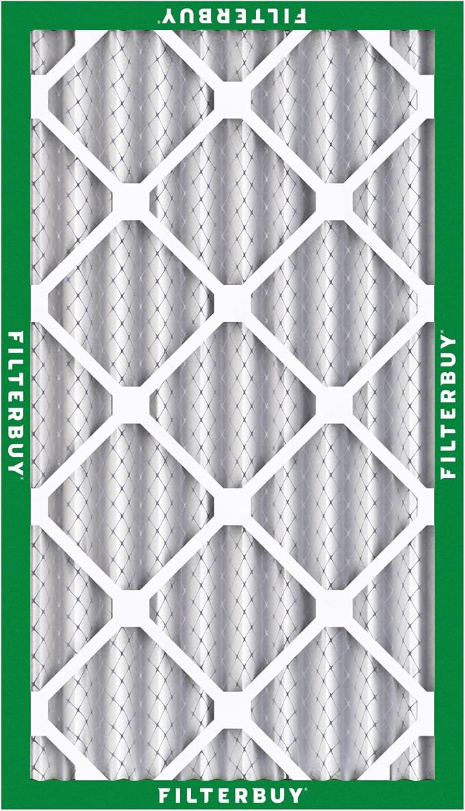 Filterbuy 16x24x4 Air Filter MERV 8 Essential Dust & Allergy Defense,