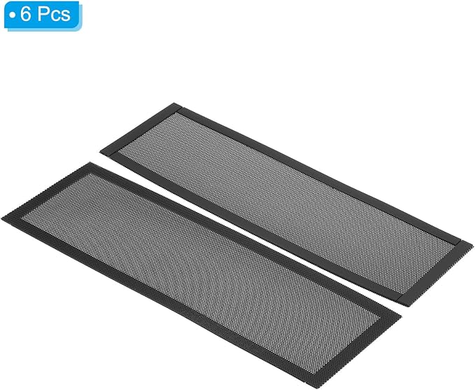PATIKIL 4"x12" Magnetic Vent Cover, 6 Pack Floor Wall Air Registers Cover