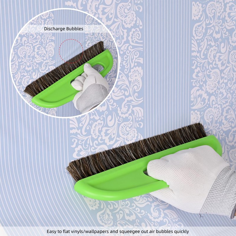 EHDIS Wallpaper Smoothing Tool Kit Wallpaper Smoothing Brush Wallpaper Squeegee Seam Roller for Applying Peel and Stick Wallpaper, Vinyl Backsplash Tile,Smoothing Wallcovering
