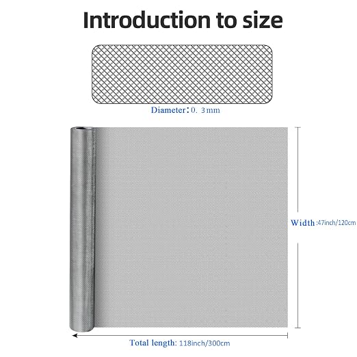 304 Stainless Steel Mesh Screen, Wire Screen Mesh, Rust Free Woven Wire Mesh