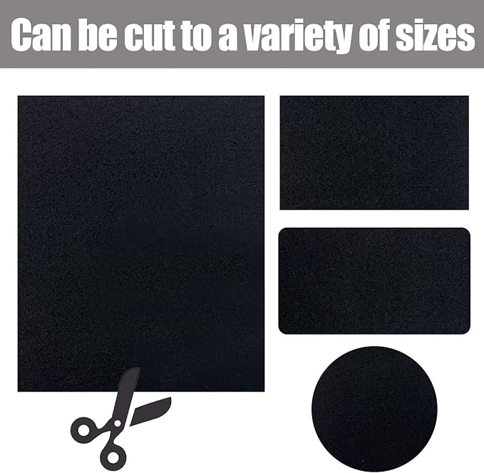 Carbon Fabric Filter 16" x 48" x 0.12" Replacement Activated Charcoal Hepa AC
