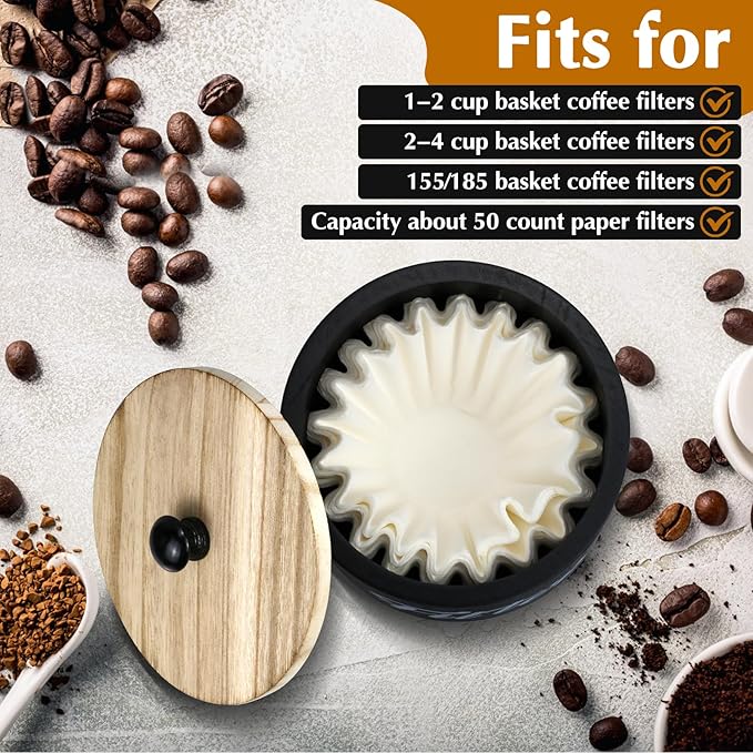 Wooden Coffee Filter Holder