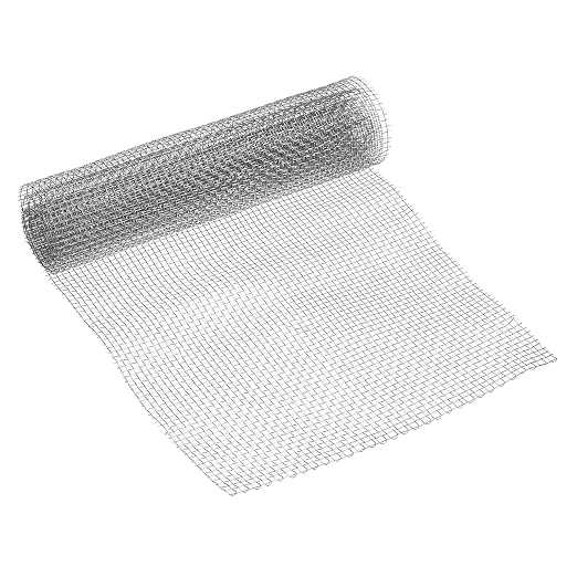 PATIKIL 40" L x 10" W Woven Wire Mesh, 8 Mesh 316L Stainless Steel Air Vent