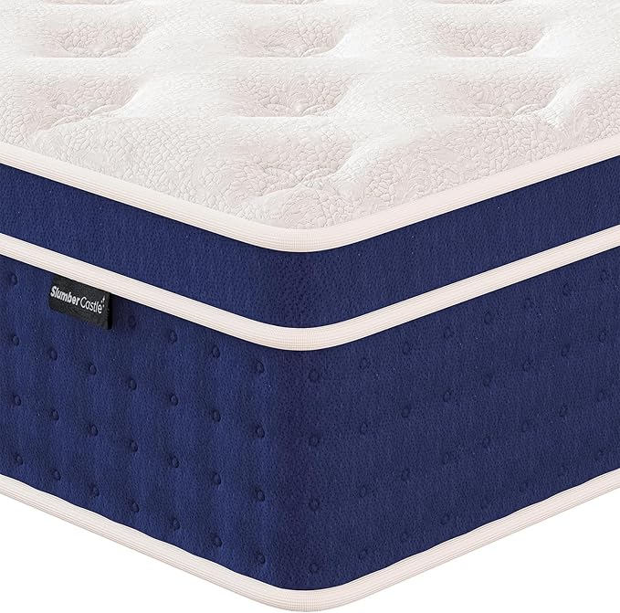 Full Size Mattress, 12 Inch Hybrid Full Mattress in a Box, Gel Memory Foam and Pocket Coils Innerpring Mattresses, Cooler Sleep with Pressure Relief and Support, 54"*75"*12"